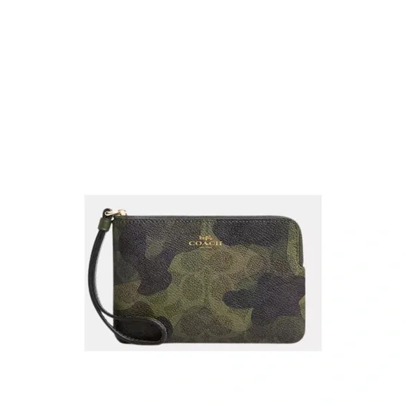 NWT Coach Camouflage Wristlet